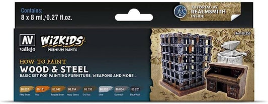 WizKids Premium Wood & Steel | Vallejo - Con T de Tlacuache - Acrylicos Vallejo