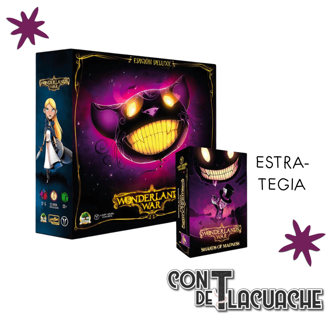 Wonderlands War Edición Deluxe con expansión Shards of Madness | Last Level Games - Con T de Tlacuache - Con T de Tlacuache