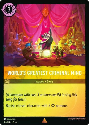 World's Greatest Criminal Mind (Cold Foil) - Con T de Tlacuache - Ravensburger