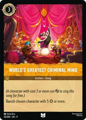 World's Greatest Criminal Mind (Non - foil) - Con T de Tlacuache - Ravensburger