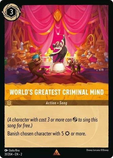 World's Greatest Criminal Mind (Non - foil) - Con T de Tlacuache - Ravensburger