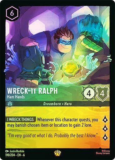 Wreck-It Ralph - Ham Hands ( Cold Foil )