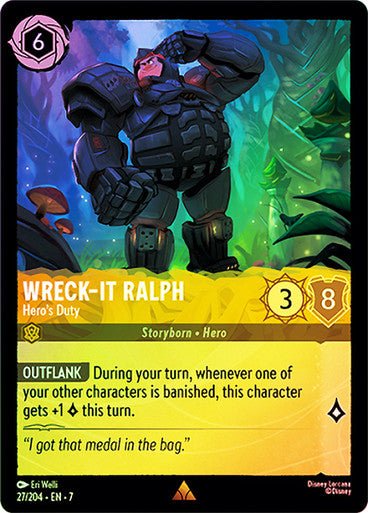 Wreck - It Ralph - Hero's Duty (Cold Foil) - Con T de Tlacuache - Ravensburger