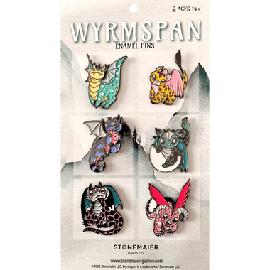 Wyrmspan Enamel Pins - Con T de Tlacuache - Stonemaier