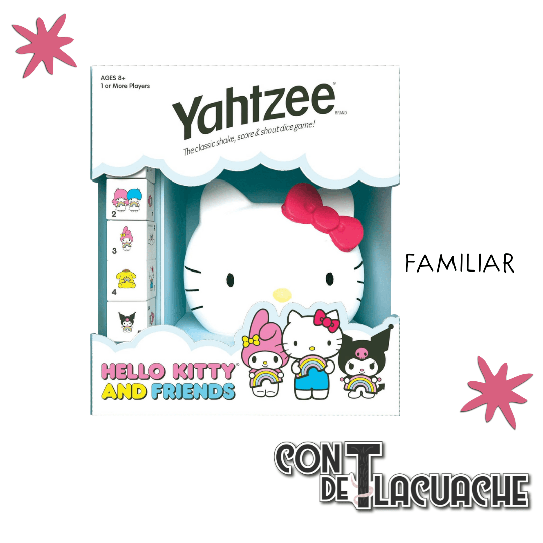 YAHTZEE HELLO KITTY | USAopoly - Con T de Tlacuache - USApoly