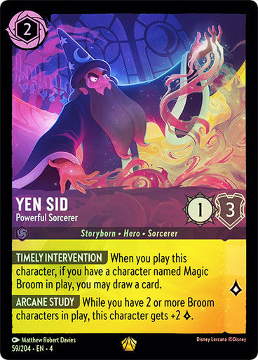 Yen Sid - Powerful Sorcerer ( Cold Foil ) | Ravesburger