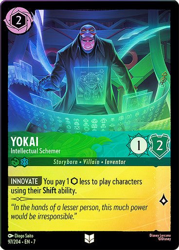 Yokai - Intellectual Schemer (Cold Foil) - Con T de Tlacuache - Ravensburger