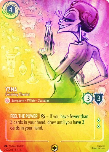 Yzma - Conniving Chemist ( Inkwash Foil ) - Con T de Tlacuache - Ravensburger