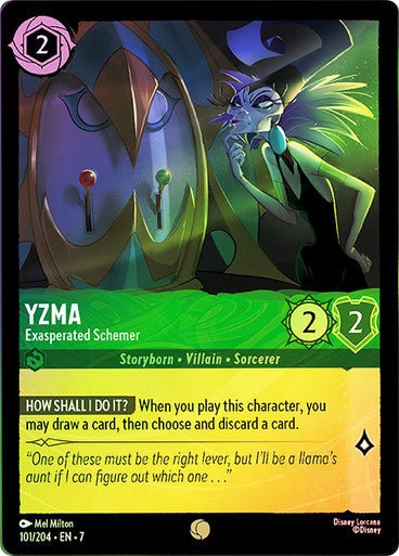 Yzma - Exasperated Schemer (Cold Foil) - Con T de Tlacuache - Ravensburger