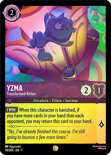 Yzma - Transformed Kitten (Cold Foil) - Con T de Tlacuache - Ravensburger