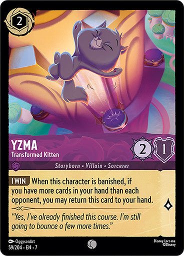 Yzma - Transformed Kitten (Non - foil) - Con T de Tlacuache - Ravensburger