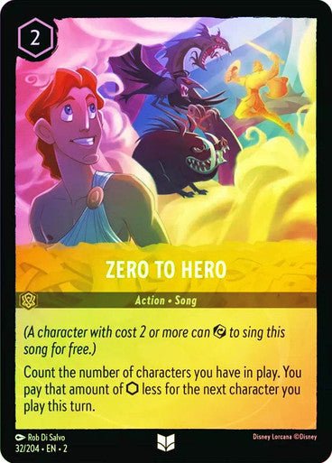Zero to Hero (Cold Foil) - Con T de Tlacuache - Ravensburger