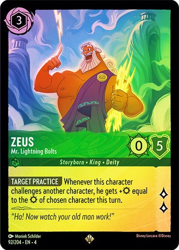 Zeus - Mr. Lightning Bolts ( Cold Foil ) | Ravesburger - Con T de Tlacuache - Ravensburger