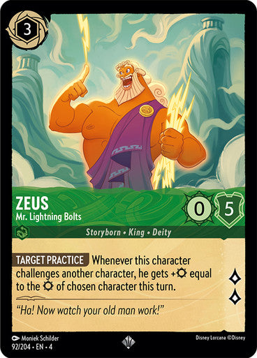 Zeus - Mr. Lightning Bolts ( Non-foil ) | Ravesburger