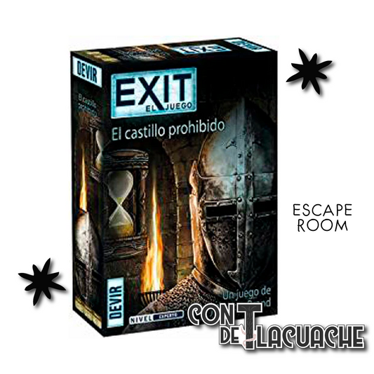 EXIT 04 El Castillo Prohibido Nivel: Experto | Devir Juego de Mesa México Escape Room