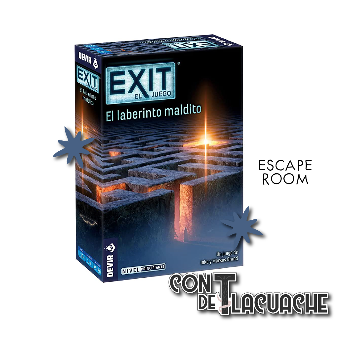 EXIT 19 - El Laberinto Maldito | Devir Juego de Mesa México
