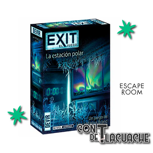 EXIT 06 La Estación Polar Nivel: Avanzado | Devir Juego de Mesa México Escape Room