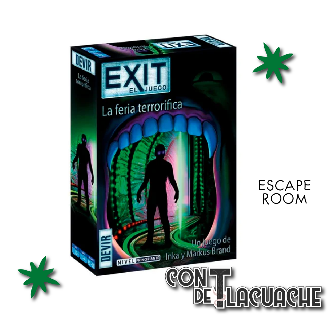 EXIT 13 La Feria Terrorífica Nivel: Principiante | Devir Juego de Mesa México Escape Room