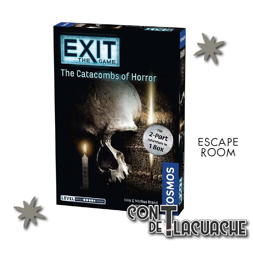 EXIT 09 Las Catacumbas del Terror Nivel: Experto | Devir Juego de Mesa México Escape Room
