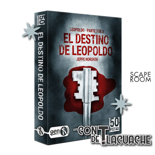 50 PISTAS 3: El destino de Leopoldo | Gen X Games Juego de Mesa México Escape Room
