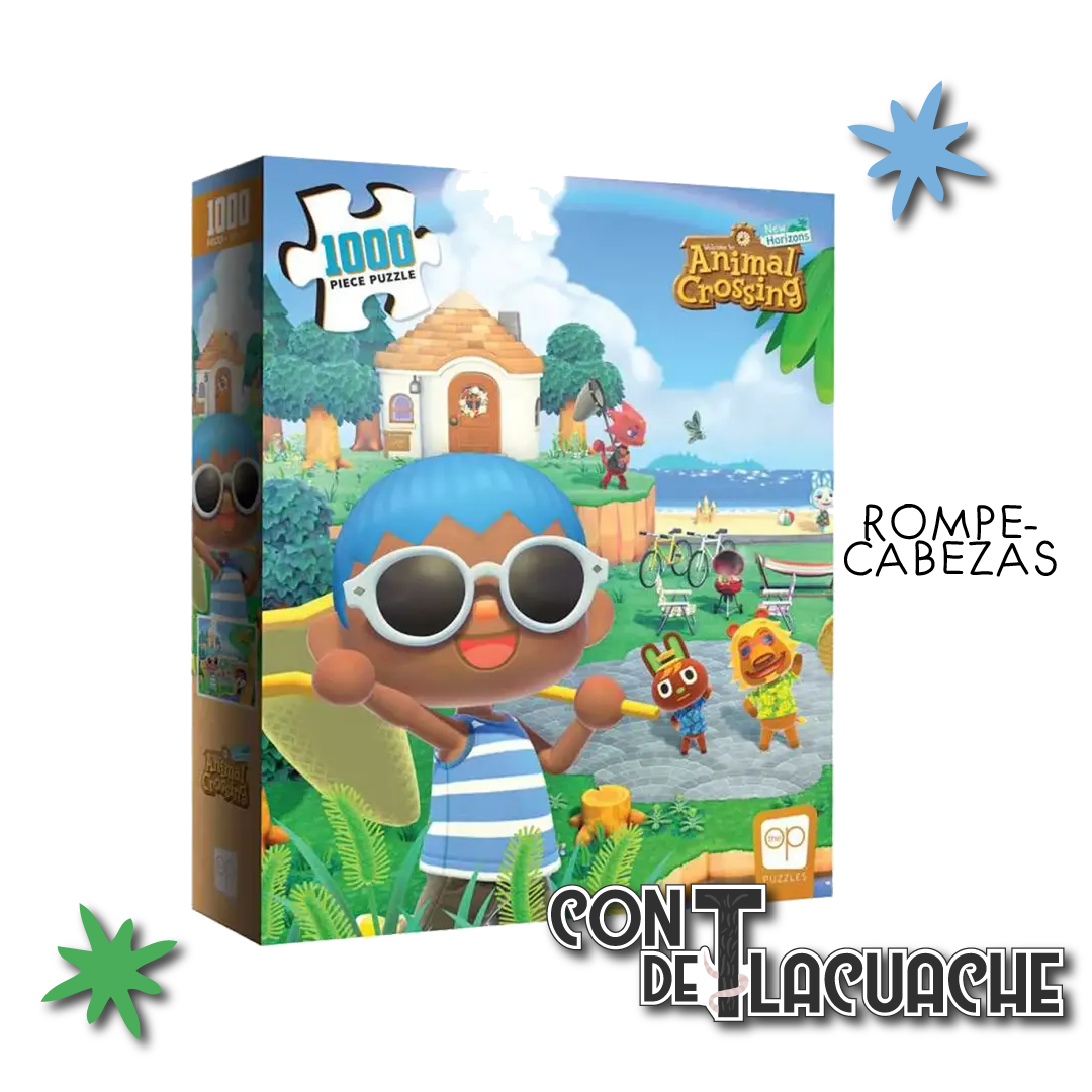 Animal Crossing New Horizons Summer Fun (1000pzas) | Op Puzzles Juego de Mesa México