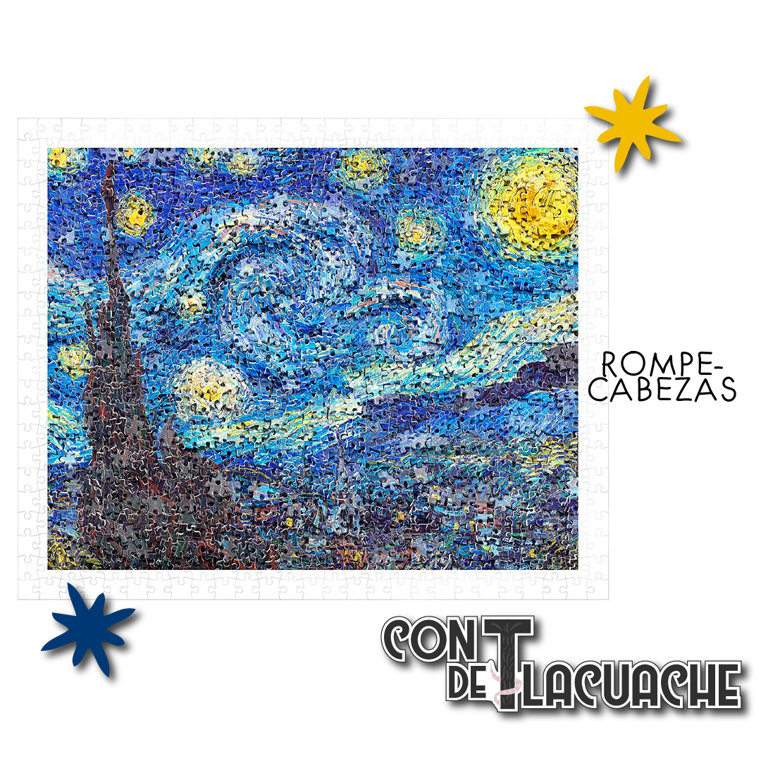 Noche Estrellada - Van Gogh (500pzas) | Pintoo Juego de Mesa
