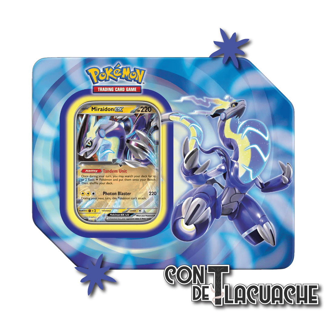 Paldea Legends Tin | Pokémon TCG - Con T de Tlacuache - Pokemon