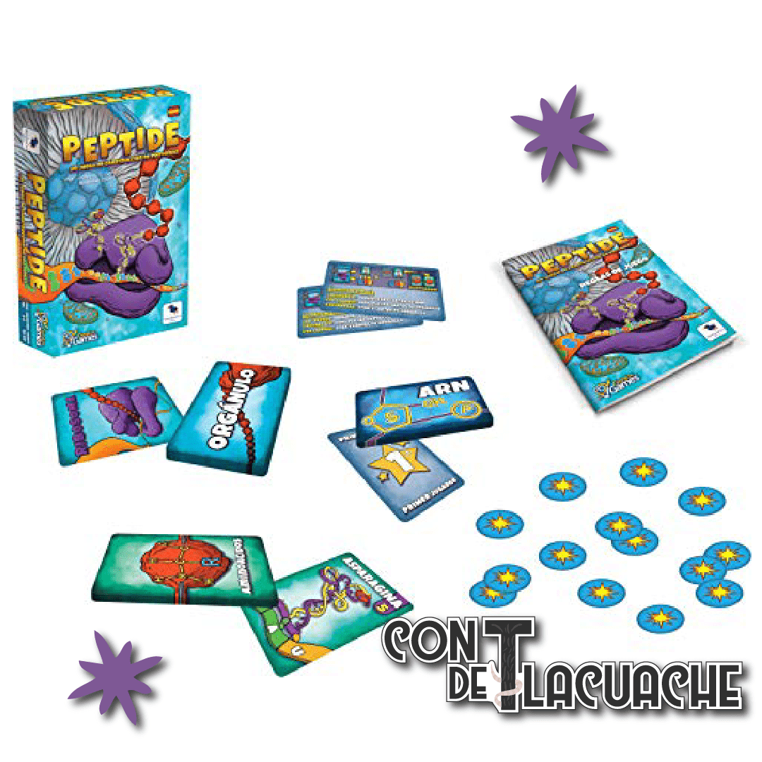 Peptide El juego de Construccion de Proteinas | Mas Que Oca - Con T de Tlacuache - Mas Que Oca
