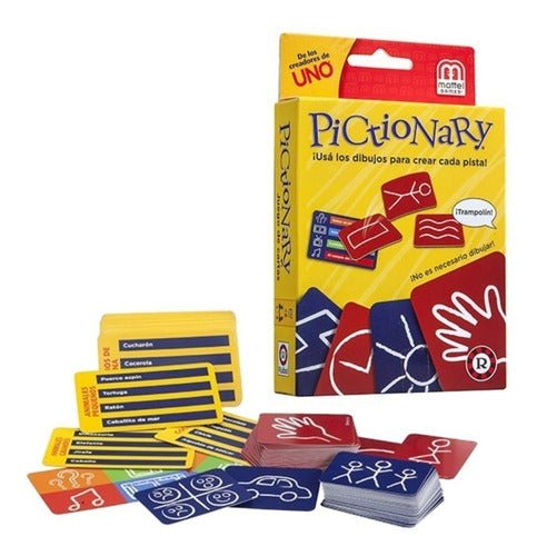 Pictonary Juego de Cartas | Hasbro - Con T de Tlacuache - Hasbro