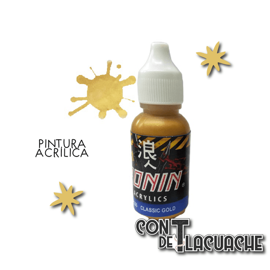 Pintura Acrílica 15ml (Metallic Line) | Ronin - Con T de Tlacuache - Ronin