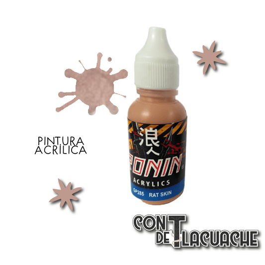Pintura Acrílica 15ml (Skin Line) | Ronin - Con T de Tlacuache - Ronin