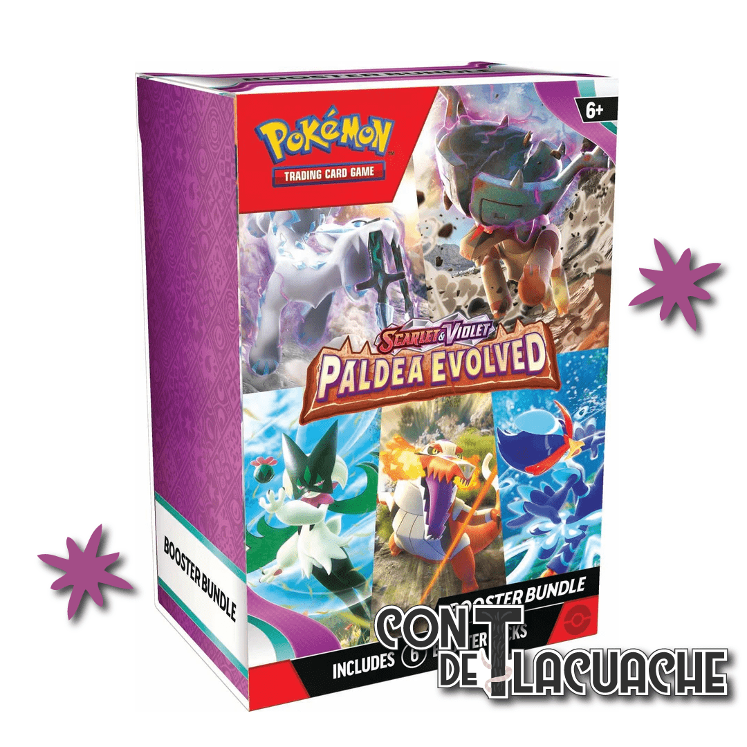 Scarlet & Violet 02 Paldea Evolved Booster Bundle (English) | Pokemon TCG - Con T de Tlacuache - Pokemon