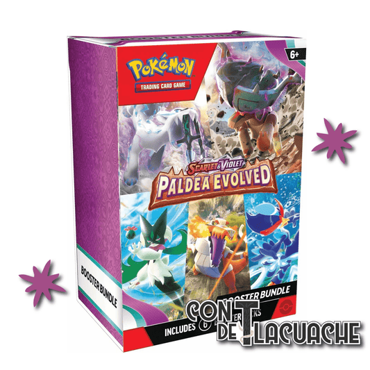 Scarlet & Violet 02 Paldea Evolved Booster Bundle (English) | Pokemon TCG - Con T de Tlacuache - Pokemon