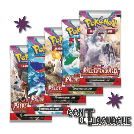 Scarlet & Violet 02 Paldea Evolved Booster Display (English) | Pokemon TCG - Con T de Tlacuache - Pokemon