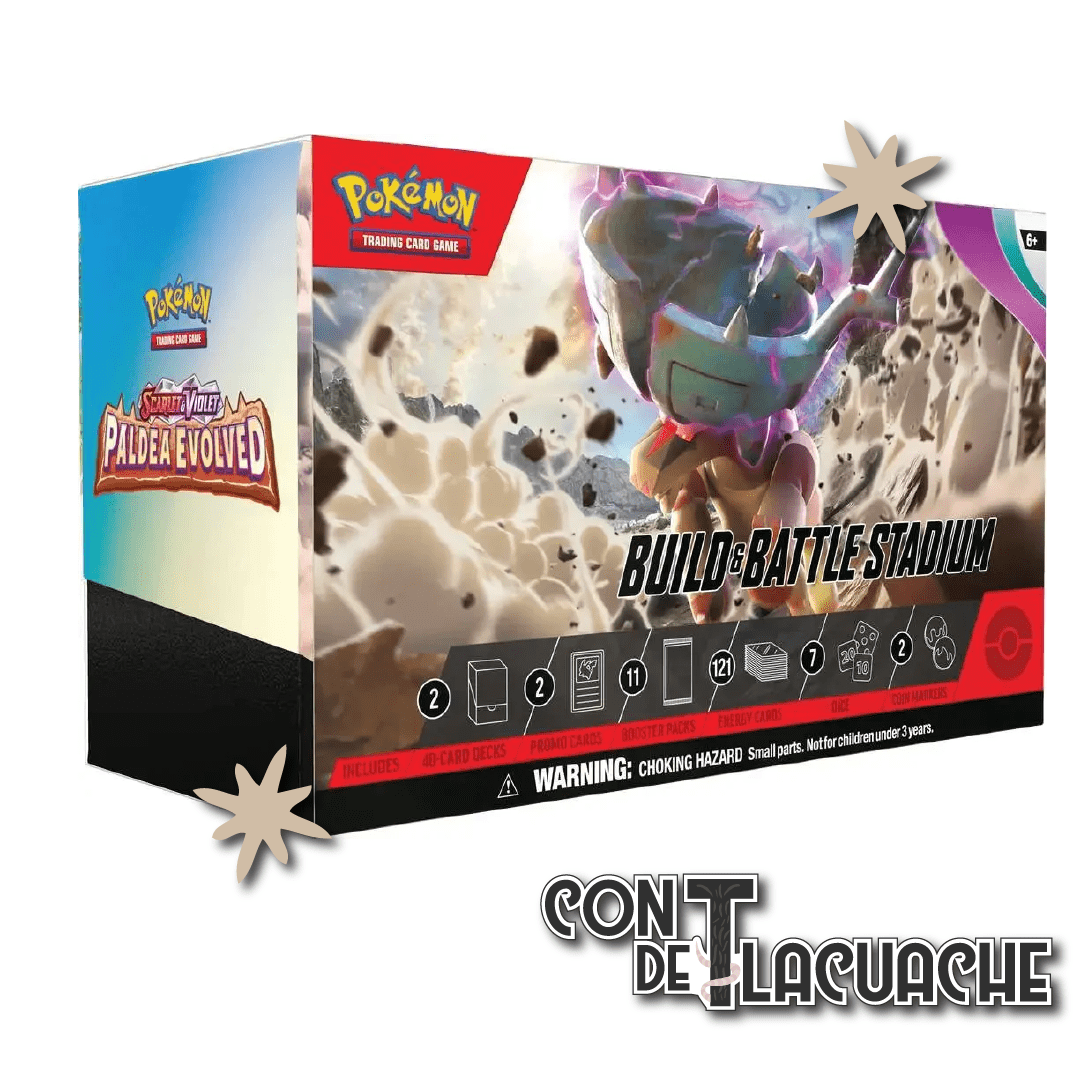 Scarlet & Violet 02 Paldea Evolved Build & Battle Stadium | Pokemon TCG - Con T de Tlacuache - Pokemon