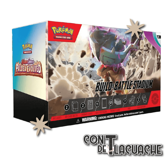 Scarlet & Violet 02 Paldea Evolved Build & Battle Stadium | Pokemon TCG - Con T de Tlacuache - Pokemon