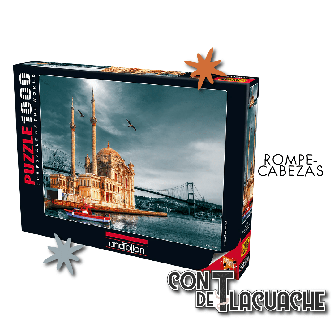 Sefik Bayram - Mezquita de Ortakoy (1000pzas) | Anatolian - Con T de Tlacuache - Anatolian