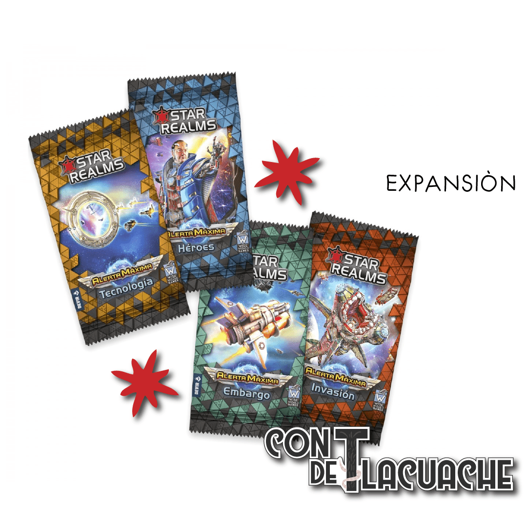 Star Realms Alerta Máxima (4 Sobres) | Devir - Con T de Tlacuache - Devir